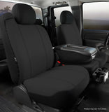 FIA SP87-20BLACK SP80 Series - Seat Protector Poly-Cotton Custom Fit Front Seat Cover - Black