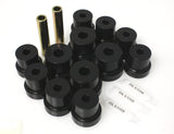 Energy Suspension 32103G Leaf Spring Bushing Set; Black; Rear; Performance Polyurethane;
