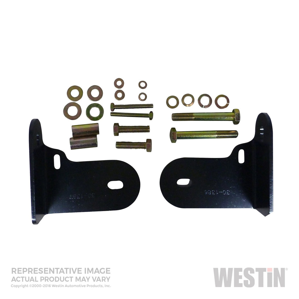 Westin 30-1165 Safari Bull Bar Mount Kit; Black Finish;