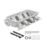 Holley EFI 300-600 Satin Finish with Single Injector manifold and fuel rails