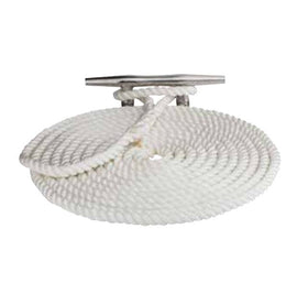 SEA DOG 301110020WH-1 TWISTED NYLON DOCK LINE 3/8' X