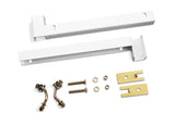 RealTruck Backrack 30122TBW Hdw Kit; Toolbox 21in.; White; 19 (NBS)-22 Silv/Sra 1500, 20-22 Silv/Sra HD