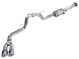AWE Tuning 3015-32145 AWE 0FG Side Exit Exhaust for Ford F-150 Regular Cab - 4.5" Chrome Silver Tips