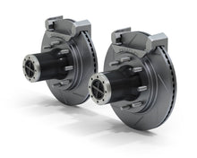 Load image into Gallery viewer, 07-18 Wrangler JK Dana 30/44 Front Axle 8-Lug Locking Hub Conversion Kit w/ Slotted Big Rotors TeraFlex