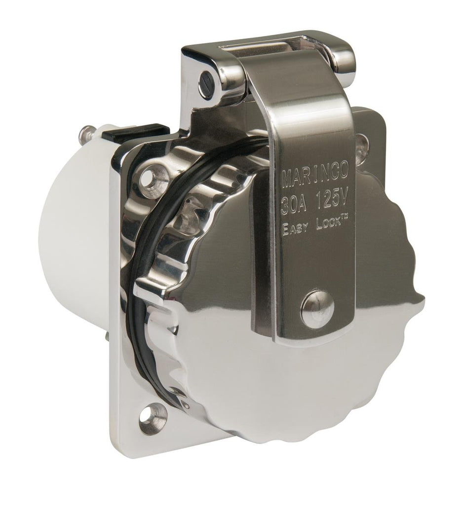 MARINCO 303SSEL-BRV 30A STAINLESS INLET