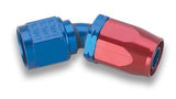 Earl's Performance 304604ERLP Earl's 45 Degree Auto-Fit Hose End -4 AN - Red/Blue - Clamshell Package