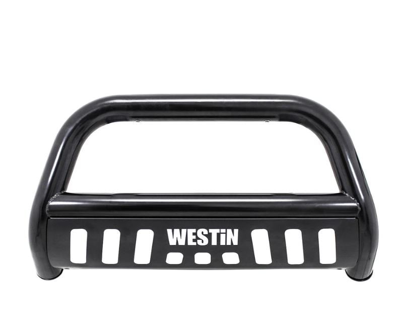 Westin 31-3985 E-Series Bull Bar; 3 in. Dia.; Black Powder Coated Steel;