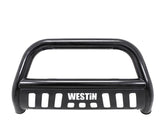 Westin 31-3985 E-Series Bull Bar; 3 in. Dia.; Black Powder Coated Steel;
