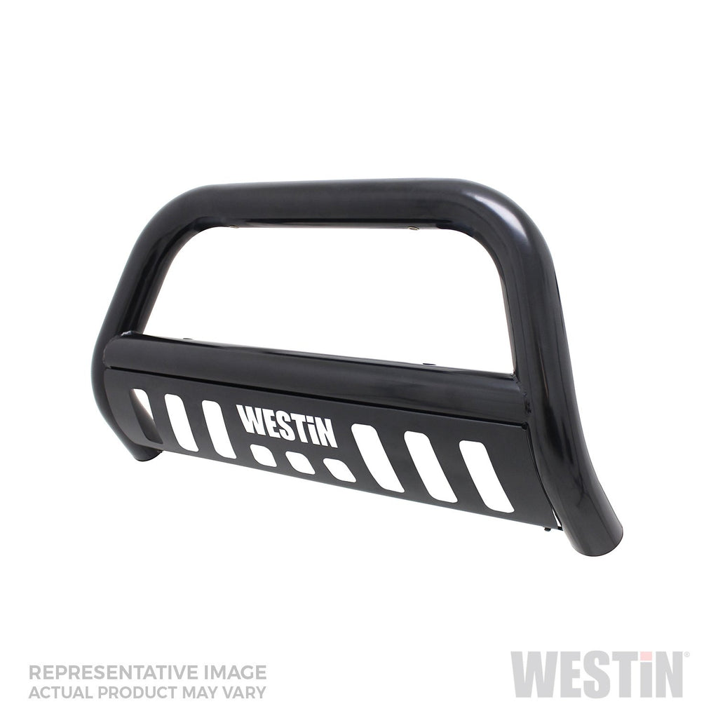 Westin 31-5905 E-Series Bull Bar; 3 in. Dia.; Black Powder Coated Steel;