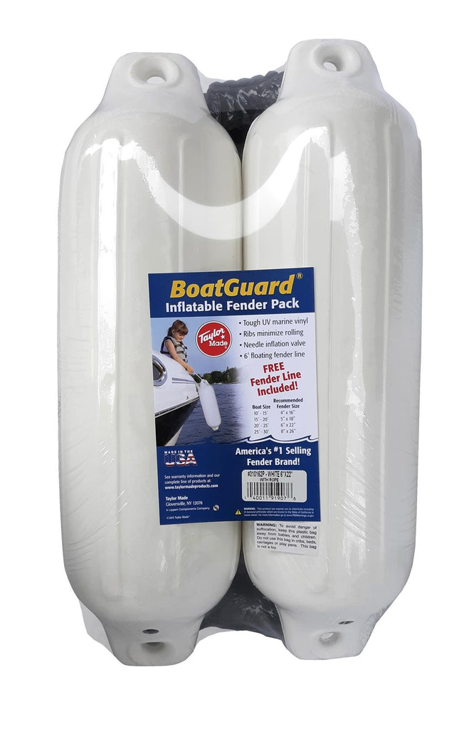 TAYLOR MADE 310152P 5' X 18' BG 2 PK. WHITE W/BLK. ROPE