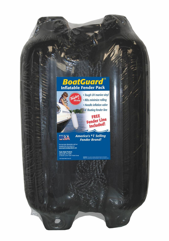 TAYLOR MADE 31016B2P 6' X 22' BG FEND 2 PK. BLACK W/BLK