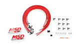 MSD 31229 Super Conductor 8.5mm Spark Plug Wire Set, 8 Cylinder 90° Plug/90° Cap