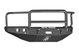 Road Armor 315R5B Stealth Winch Front Bumper; Lonestar Guard; Satin Black; Square Fog Light Holes;