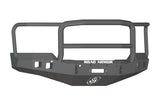 Road Armor 316R5B Stealth Winch Front Bumper; Lonestar Guard; Satin Black; Square Fog Light Holes;