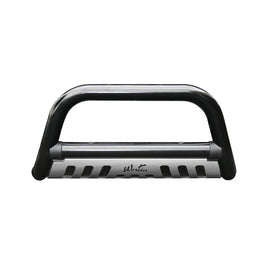 Westin 32-1965 Ultimate Bull Bar; 3 in. Dia.; Black Steel; w/Stainless Steel Skid Plate;