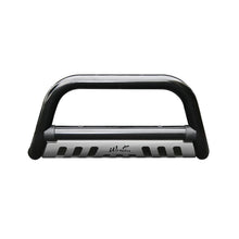 Load image into Gallery viewer, Westin 32-2215 Ultimate Bull Bar; 3 in. Dia.; Black Steel; w/Stainless Steel Skid Plate;