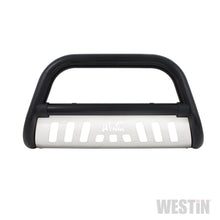 Load image into Gallery viewer, Westin 32-3885 Ultimate Bull Bar; 3 in. Dia.; Black Steel; w/Stainless Steel Skid Plate;