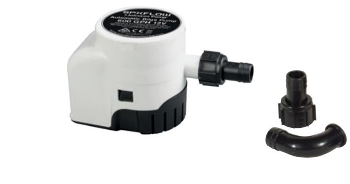 JOHNSON PUMP 32-47258-003 ULTIMA BILGE PMP 600GPH 12V W/SWIT