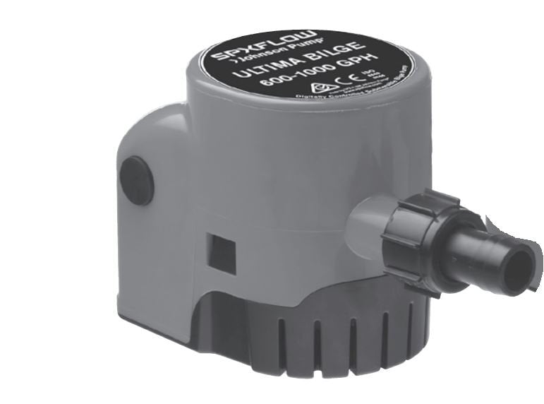 JOHNSON PUMP 32-47260-003 ULTIMA BILGE PMP 1000GPH 12V W/SWI