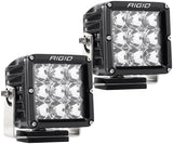 RIGID Industries 322113 D-XL PRO LED Light, Flood Optic, Surface Mount, Black Housing, Pair