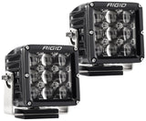RIGID Industries 322413 D-XL PRO LED Light, Hyperspot Optic, Surface Mount, Black Housing, Pair