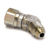 AutoMeter 3273 FITTING, ADAPTER, 45?, -4AN FEMALE TO -4AN MALE, STEEL