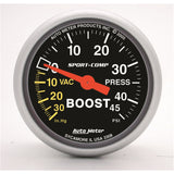 AutoMeter 3308 Traditional incandescent lighting illuminates around the perimeter of the dial