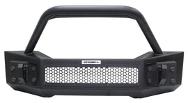 Go Rhino 331101T Rockline Winch-Ready Front Stubby Bumper With Overrider For Jeep