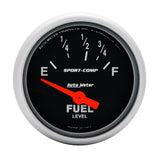 AutoMeter 3315 Traditional incandescent lighting illuminates around the perimeter of the dial