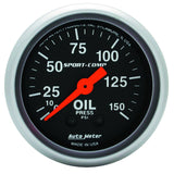 AutoMeter 3323 Traditional incandescent lighting illuminates around the perimeter of the dial