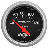 AutoMeter 3337-M Traditional incandescent lighting illuminates around the perimeter of the dial