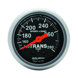 AutoMeter 3351 Traditional incandescent lighting illuminates around the perimeter of the dial