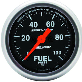 AutoMeter 3363 Traditional incandescent lighting illuminates around the perimeter of the dial