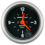 AutoMeter 3385 Traditional incandescent lighting illuminates around the perimeter of the dial