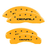 MGP Caliper Covers 34009SDNLYL Set of 4: Yellow finish, Black Denali