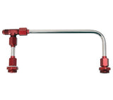 Jet Performance 34150RD Jet Dual Feed Fuel Line Kit 4150; Red; Size -6AN In/Out; Includes Gaskets;