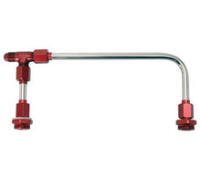 Load image into Gallery viewer, Jet Performance 34160RD Jet Dual Feed Fuel Line Kit 4160; Red; Size -AN In/Out; Includes Gaskets;
