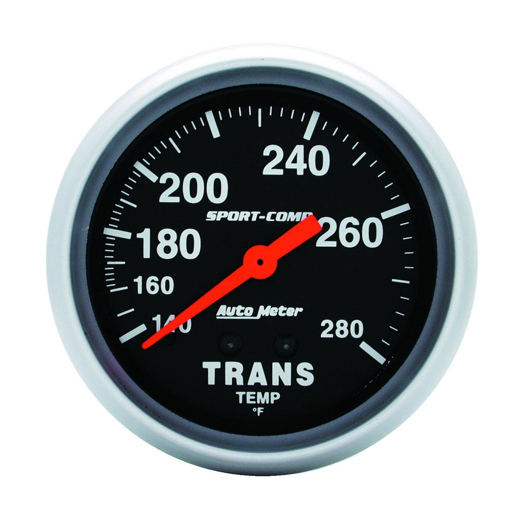 AutoMeter 3451 Traditional incandescent lighting illuminates around the perimeter of the dial