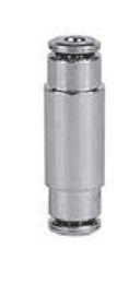 Firestone Ride-Rite 3466 Union 1/4 Tubing; Nickel (1 per pack)