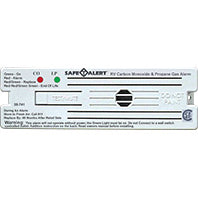 MTI INDUSTRY 35-741-WT LP/CO ALARM SURF MT WHT