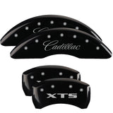MGP Caliper Covers 35008SXTSBK Set of 4: Black finish, Silver Cadillac / XTS