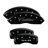 MGP Caliper Covers 35010SXLRBK Set of 4: Black finish, Silver Cadillac / XLR