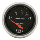 AutoMeter 3515 Traditional incandescent lighting illuminates around the perimeter of the dial