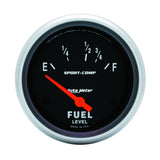 AutoMeter 3518 Traditional incandescent lighting illuminates around the perimeter of the dial
