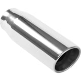 MagnaFlow Exhaust Products 35190 Magnaflow Single Exhaust Tip - 2.5in. Inlet/3.5in. Outlet