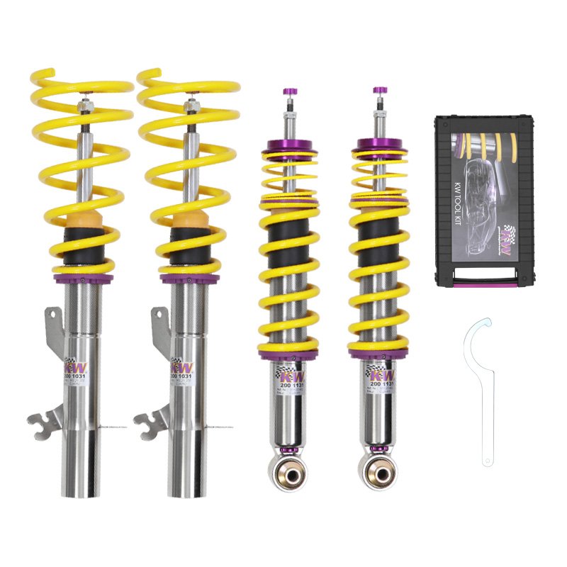 KW 352100AK Height Adjustable Coilovers with Independent Compression and Rebound Technology