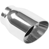 MagnaFlow Exhaust Products 35225 Magnaflow Single Exhaust Tip - 2.5in. Inlet/3.5in. Outlet