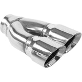 MagnaFlow Exhaust Products 35227 Magnaflow Dual Exhaust Tip - 2.25in. Inlet/3in. Outlet