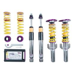KW 35230880 Adjustable Coilovers, Aluminum Top Mounts, Independent Compression and Rebound
