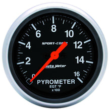 Load image into Gallery viewer, AutoMeter 3544 Traditional incandescent lighting illuminates around the perimeter of the dial
